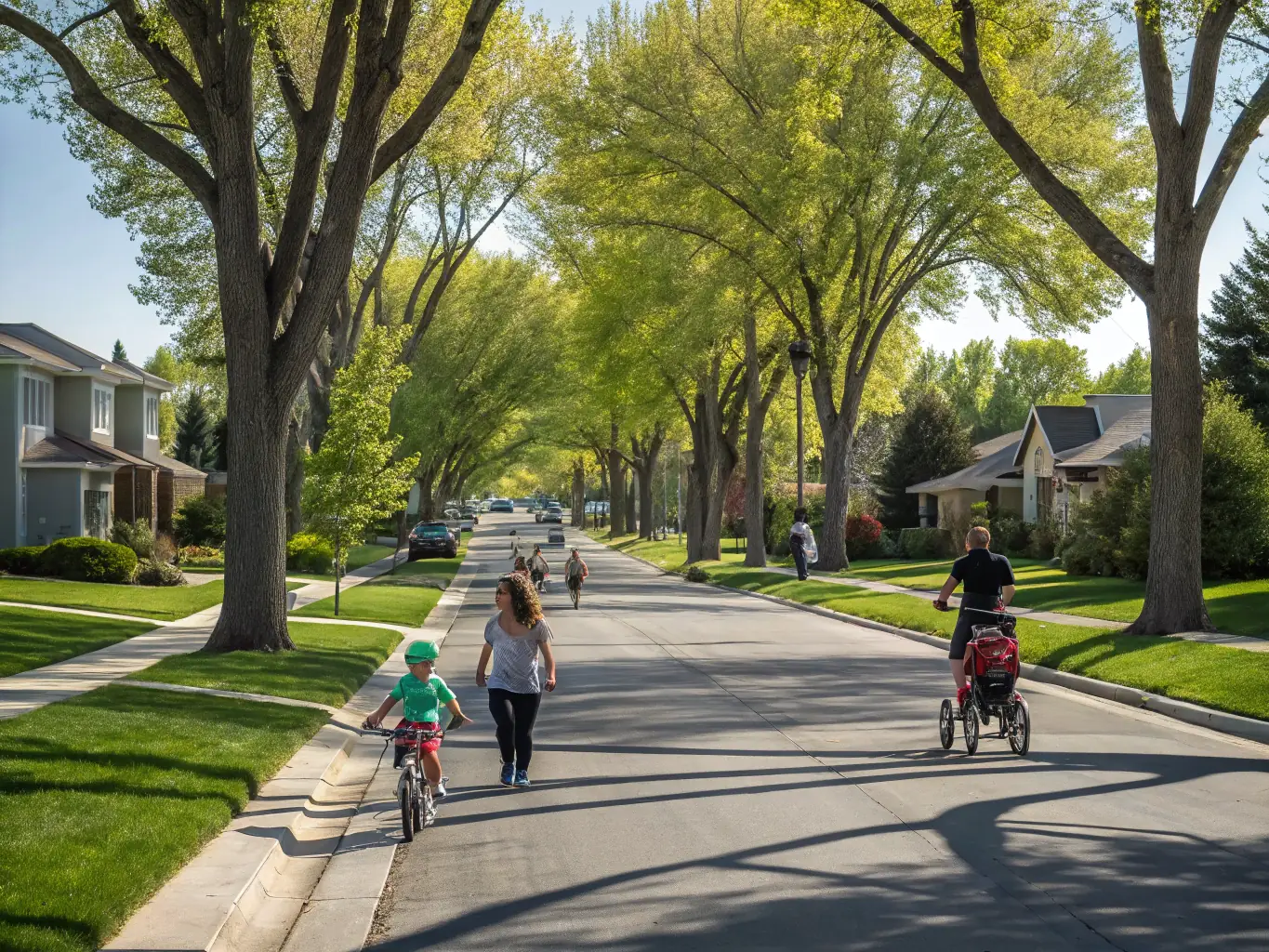 A serene image of Denver, Colorado, featuring residential areas with mountain views, representing the city's appeal and potential for property development.